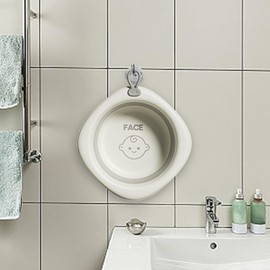 Folding Wash Basin Mother and Baby Supplies Children's Foldable Basin,Portable Home Use Infant Basin for Washing Baby Bottles, Gray