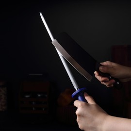 KINTIF Sharpening Steel Professional Honing Rod for Kitchen Knives Daily Sharpening Maintenance, Knife Sharpeners, High hardness