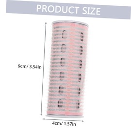 IWOWHERO Charging Bang Curler Roller for Hair Styling Automatic Heating Hairdressing Tool for Women for Creating Beautiful Curls Various Hair Pink