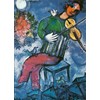 Tushita Art Postcard Marc Chagall - The Blue Violinist
