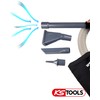 KS Tools Druckluft Saug Blaspistole 515.5090 145mm I Ausblaspistole mit