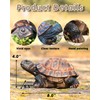 Sdeetesamjun Turtle Statue, Resin Garden Sculpture Indoor/Outdoor Yard Lawn Ornament,Home