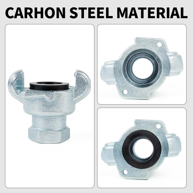 ChillWaves Iron Air Hose Fitting, 3/8" NPT Female 2 Lug