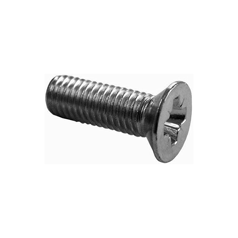 M6 Pozi Countersunk Machine Screw A2 Stainless Steel 6mm x