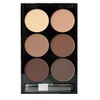 Bissú Contouring Powder Palette (6 colors) (02 Medium to Bronzed)