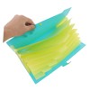 TEHAUX Reinforced Plastic Accordion Folder with Snap Closure 8 Pockets