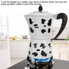 Aoveew Aluminium Milk Cow Colour Pot Portable Coffee Pot for