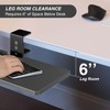 Large Under Desk Rotatable Computer Keyboard and Mouse Tray, Extra