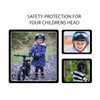 Kiddimoto KMH044M - Fahrrad Skater Helm für Kinder Black Goggle,