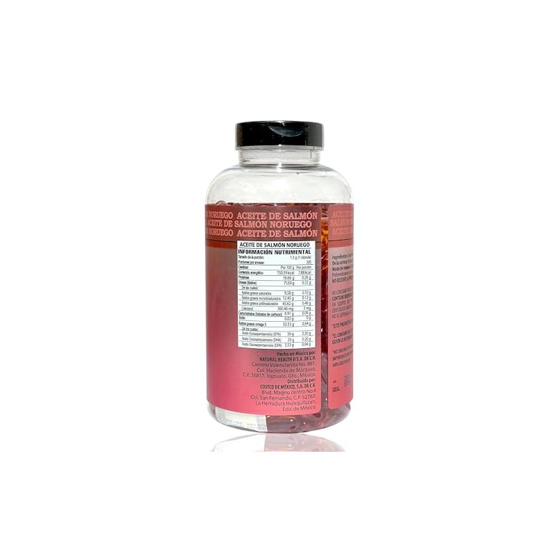 Aceite de Salmón Noruego Omega 3, 320 capsulas All Nature
