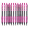 Pilot G2 Pink Gel Pen, Retractable, Rubber Grip, 0.7mm Fine