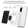 Sinjimoru Removable Cell Phone Wallet with Flap, Wireless Charging Compatible,