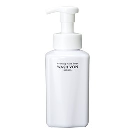 Saraya 21261 Woshubon PET Container, 13.5 fl oz (400 ml), Foam Pump Included, SB-400F, Square Type, Empty Container