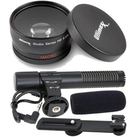 Ultimaxx 58MM Complete Lens Filter Accessory Kit with 58MM 0.43x Wide Angle/Macro Lens, Filter Sets & More for: Canon EOS 90D, 80D, 70D, Rebel T7, T7i, T6i, T6,T5i, T5, T4i, SL3, SL2, SL1 and More