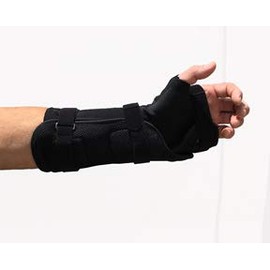 Alpha Medical Range of motion wrist brace with adjustable flexion and extension control. Malleable forearm splint design. Superior wrist immobilization. (Large)