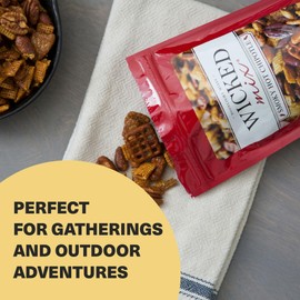 Wicked Mix Snack Mix with Mixed Nuts, Sweet and Salty Trail Mix Snack Packs with Almonds, Cashews, Pretzels, Pecans - Healthy Snacks Zero Trans Fat - Smoky Chipotle