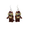 compatible with Taz Tazmanian Devil Earrings STERLING SILVER Hooks