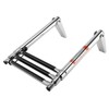 Amarine Made 3 Step Stainless Steel Telescoping Marine Boat Ladder