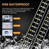 AMEXMART 48"/49" Tailgate Light Bar,Aluminum Frame Triple Row LED Tailgate
