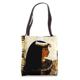 Ancient Egypt kemetic Art Ebony Queen Tote Bag