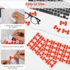 160 Pcs Small Canada Flag Stickers, Vinyl Maple Leaf World