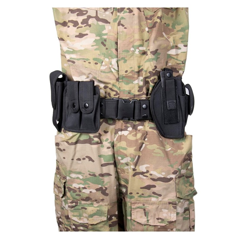 Gulacoo Law Enforcement Utility Tactical Belt,Collection 10 in 1 Heavy