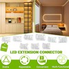 EPLZON 3-Pin 10 mm LED Strip Connector LED Solderless Strip