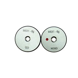 Shars Go & No Go Metric Thread Ring Gage 2 Pc Set New (M6x1.0 303-1730) P