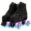 Womens Roller Skates Classic High-top Roller Skates Four-Wheel Roller Skates