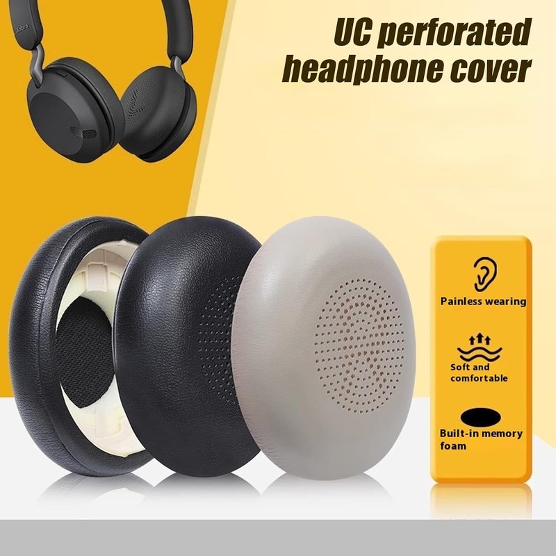 Almohadillas para Auriculares montadas en la Cabeza, Black