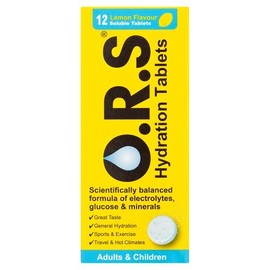 Oral Rehydration Salt Tabs 12's Lemon