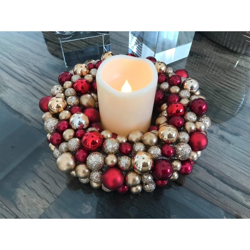 EZiKitchen 2 Pack 6'' Outdoor Battery Operated Candles with Timer