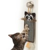 Rowdy Rascal Hanging Carpet Cat Scratch Pad & Electronic Sound