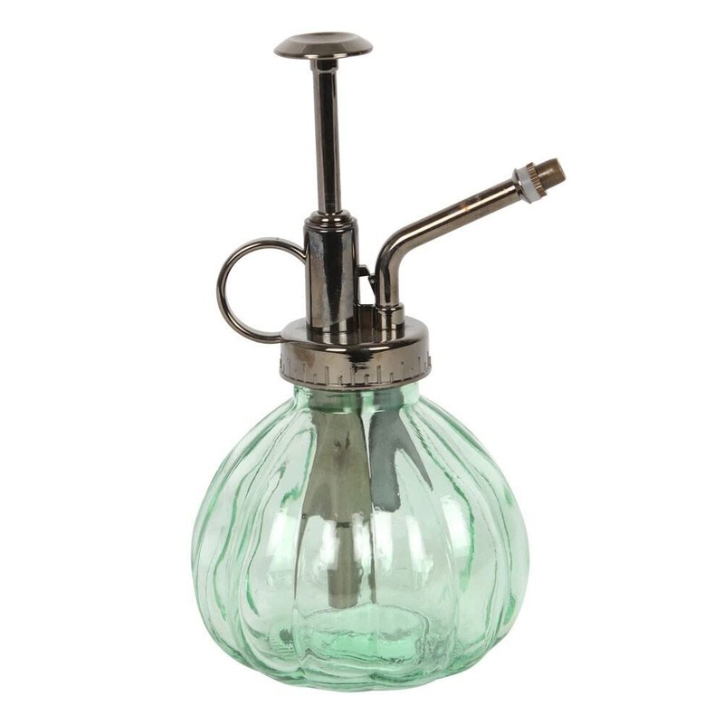 Jones Home & Gift Pink Botanical Glass Plant Mister