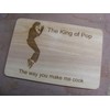 Jacko Michael Jackson Gift Chopping Cutting Cheese Board Present
