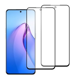 chejuza Tempered Glass for OPPO Reno 8 Pro [2 Pack], 9H Hardness, High Resolution, Anti-Glare Anti-Fingerprint