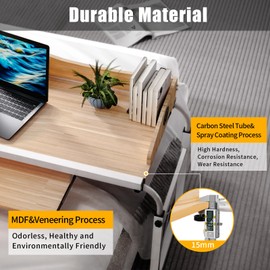 OCASAMI Cross-Bed Stretchable Computer Desk, Over Bed Table Desk Home Office Desk Computer Desk On Bed, Cross Bed Expandable Lazy Desk Portable Desk Multifunctional Mobile Desk