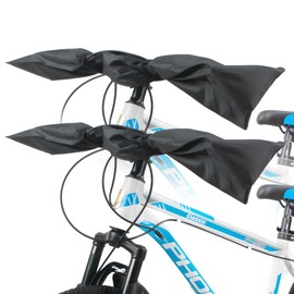 Suuwwn Handlebar Protective Cover Ebike Transport Protection Pack of 2 Rain Cover Handlebar Protection Protective Cover Waterproof Robust and Dust-Proof Bicycle Accessories