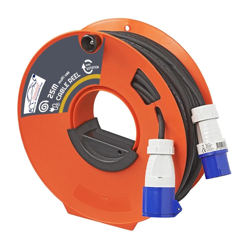 Cable Reel Empty 25m Reel - Caravan and Camping Electric
