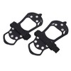 2pcs/set 10 Tooth Crampons Shoe Cover Rustproof Durable Mountaineering Ice