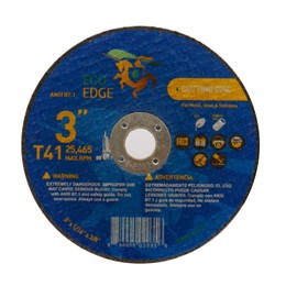 Eco Edge 25-Pack 3-Inch Cut Off Wheel: Aluminum Oxide Double Reinforced Cutting Disc Size (3"x1/16") 3/8" Arbor for Die Grinder, Ultra Thin Superior Cutting Wheels