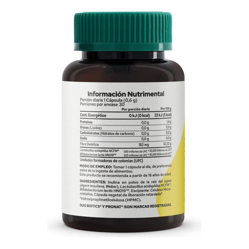 Suplemento Probióticos Duo Biotics (30 Caps) - Pronat