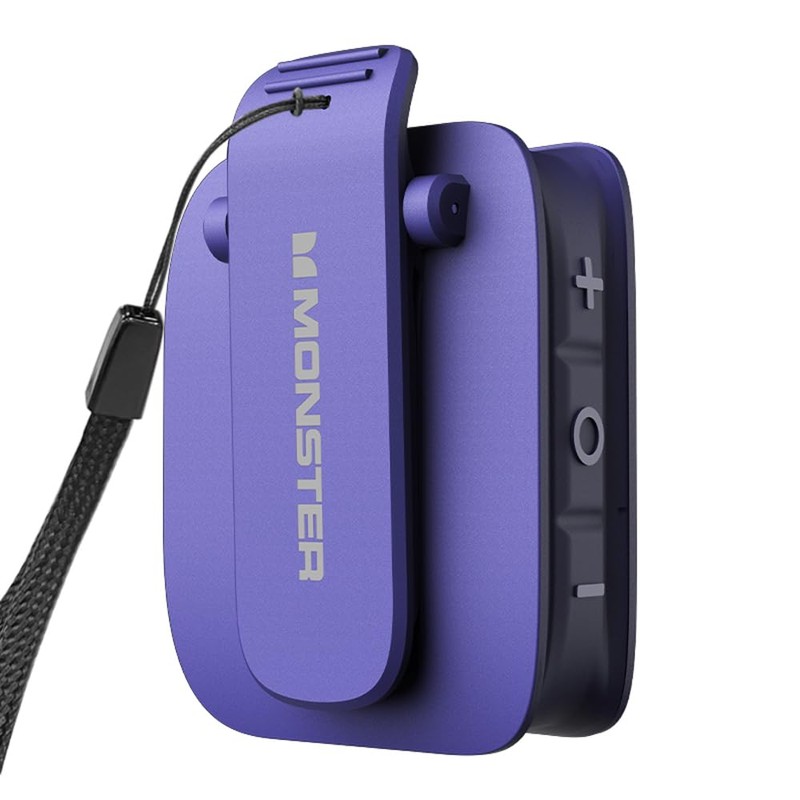 MONSTER MS62106 Wearable Portable Bluetooth Speaker, Atmic/Blaster Micro (Atomic Blaster