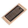 Hardwood White Oak Floor Register, Drop in Vent Cover, 4x10