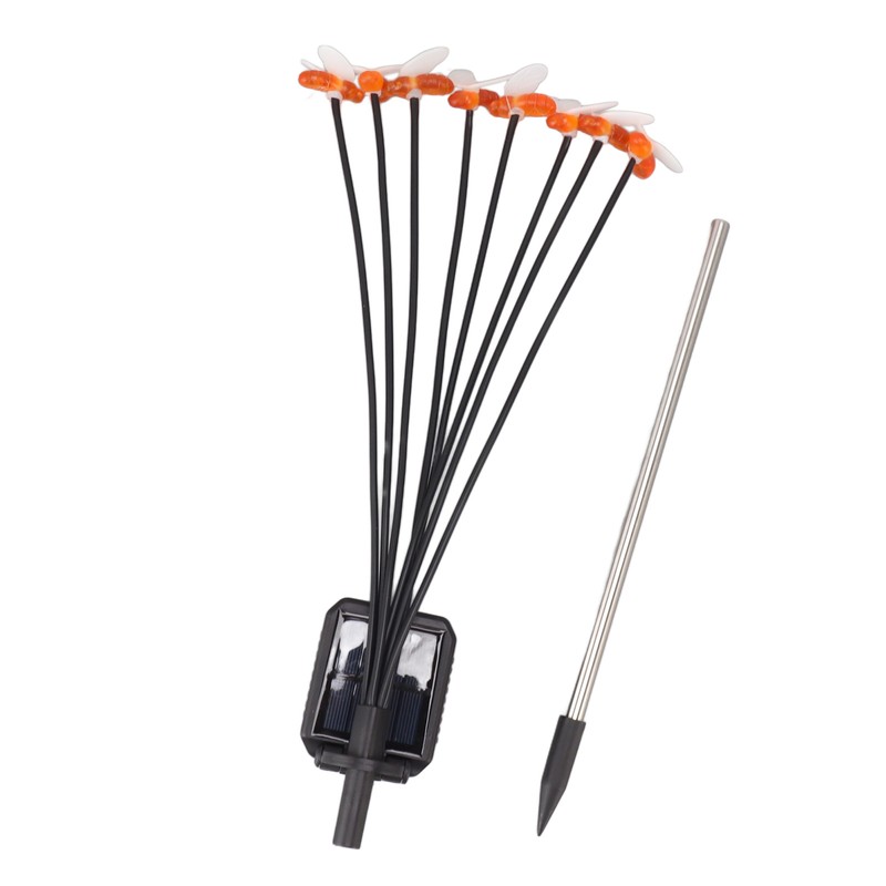 2Set Solar Bee Garden Lights IP65 Waterproof 8 LED Decorative