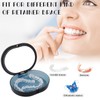 LONGMON New Double-layer Retainer Storage Case with Belt Chewing,Removal Tool,Cleaning