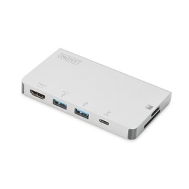 USB Type-C Multiport Docks black Silver