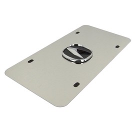 Au-Tomotive Gold, INC. Acura 3D Logo Chrome Stainless Steel Auto License Plate