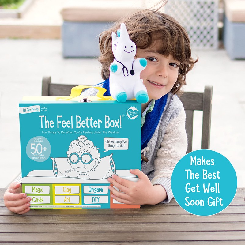 Open the Joy Feel Better Box: Get Well Soon Kids