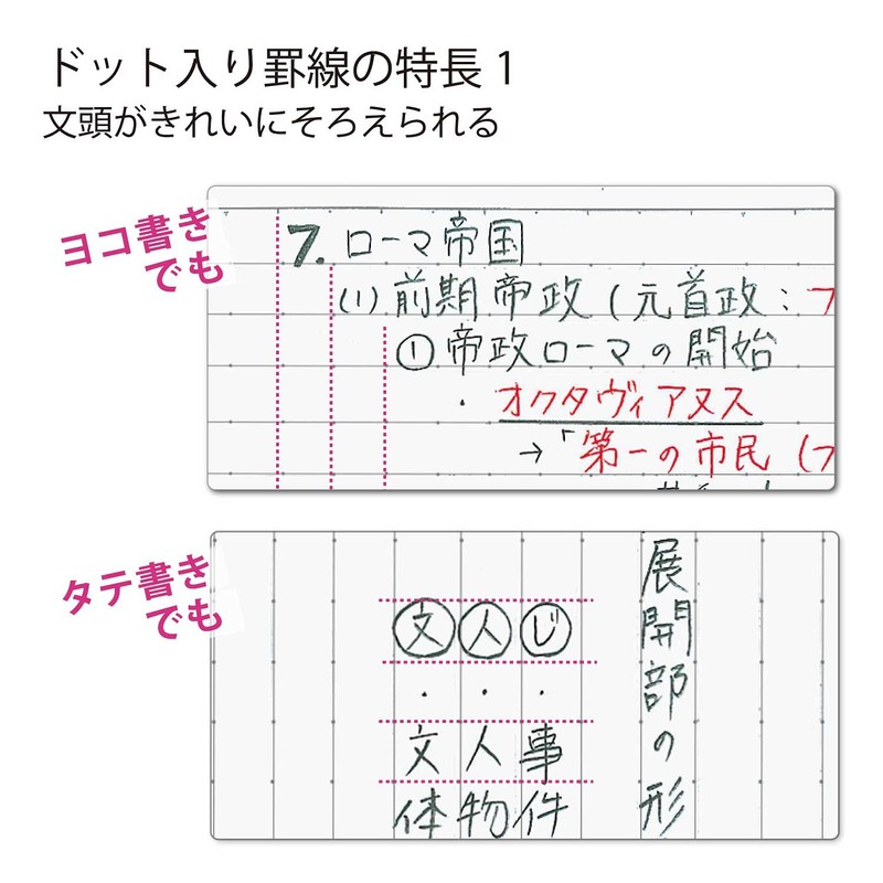 KOKUYO Campus Notebook No-3CBTN-L29X5, Limited Edition, B5, Dotted, B-Ruled, Shizuku